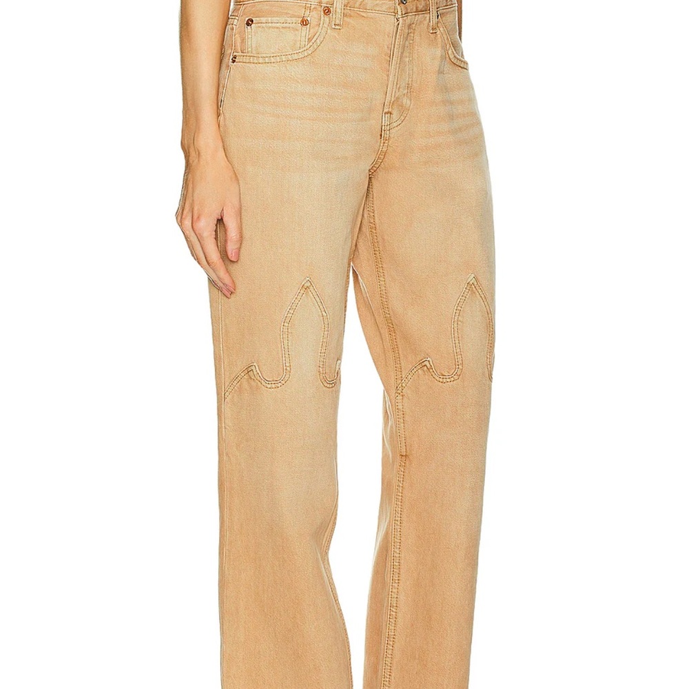 Tan Women's Jeans - Picture 3 of 5